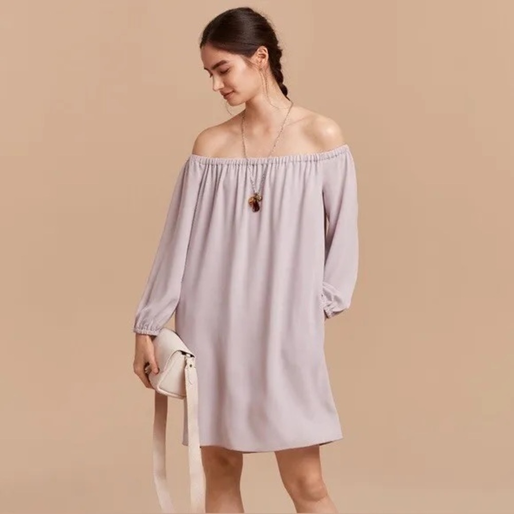 Aritzia Wilfred Off the shoulder duree dress
